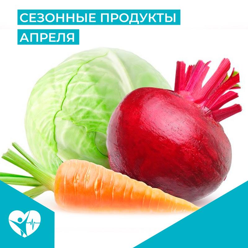 Сезонные продукты апреля