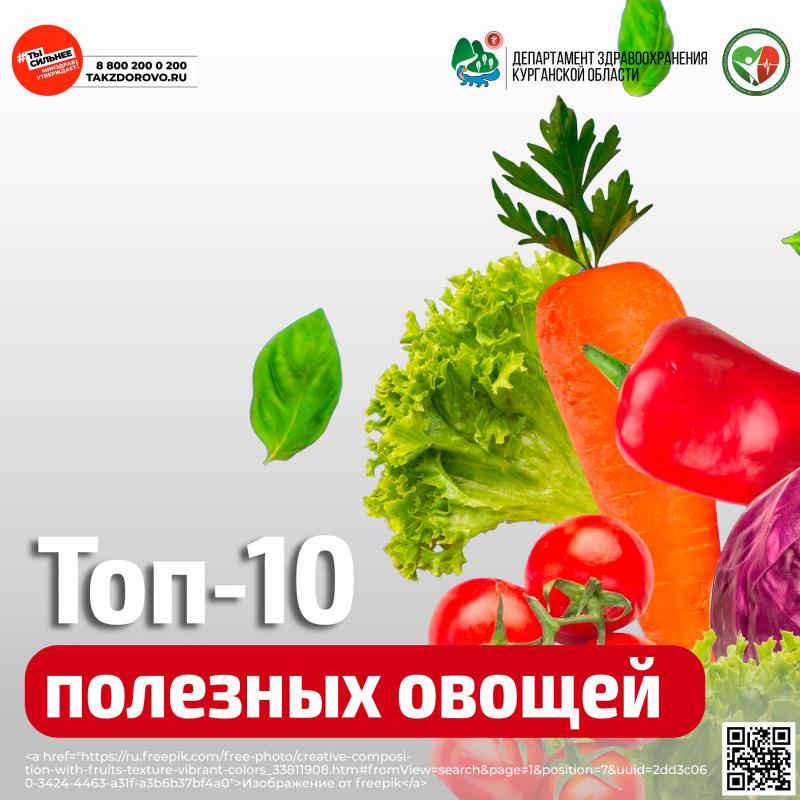 Топ-10 полезных овощей