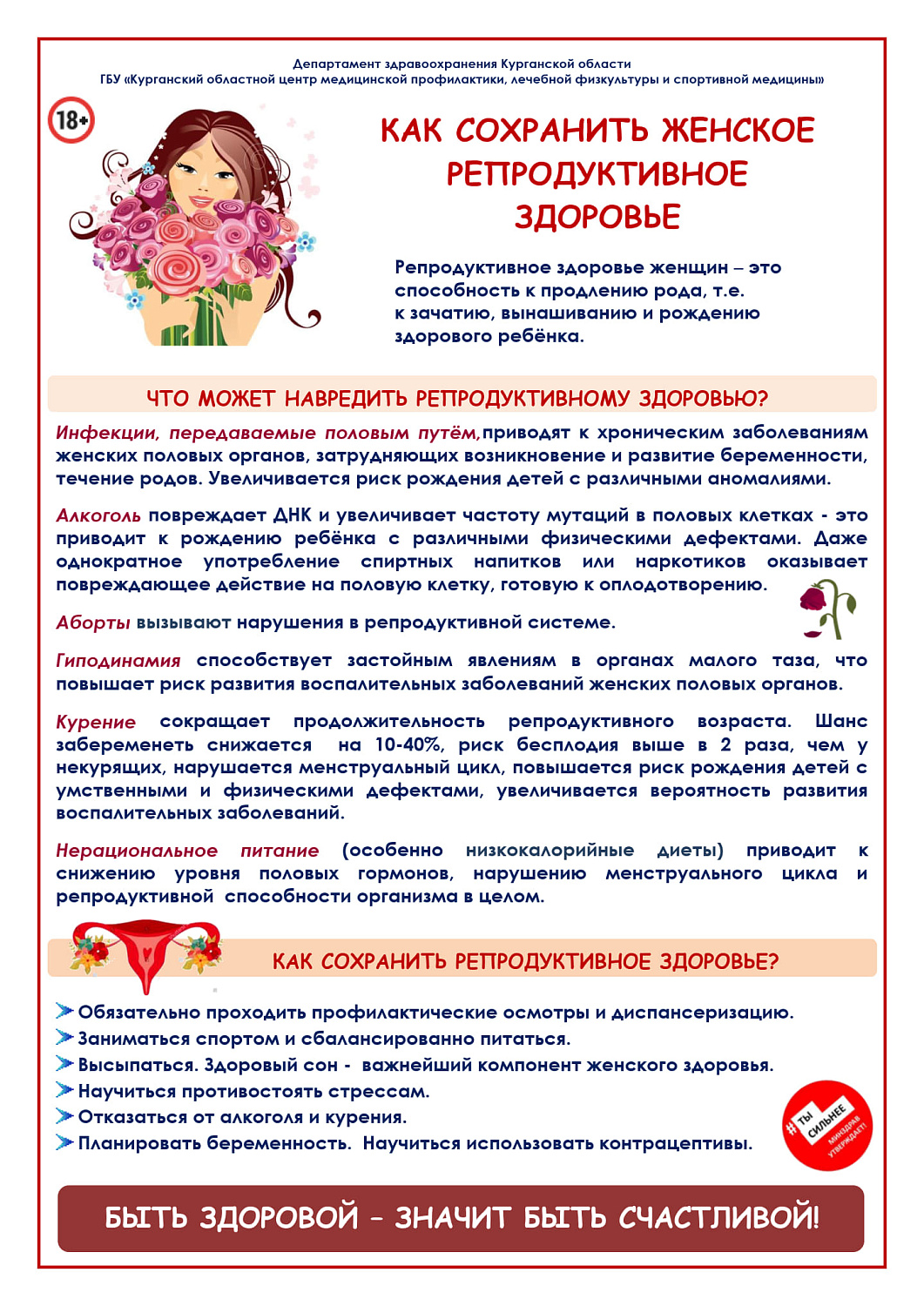 Репродуктивное здоровье женщин – это способность к продлению рода, т.е. к зачатию, вынашиванию и рождению здорового ребёнка. Репродуктивное здоровье женщин – это способность к продлению рода, т.е. к зачатию, вынашиванию и рождению здорового ребёнка.